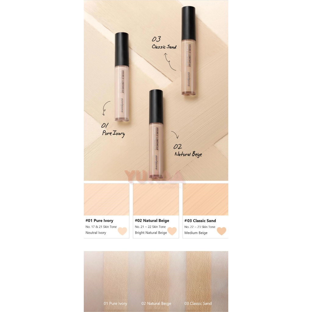 [Y221] Kem Che Khuyết Điểm PERIPERA Double Longwear Cover Concealer | BigBuy360 - bigbuy360.vn
