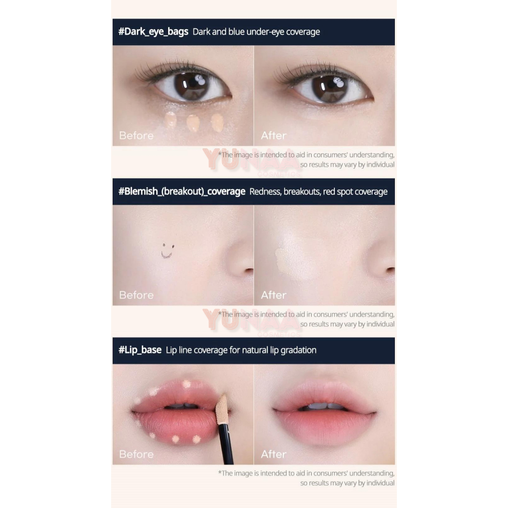 [Y221] Kem Che Khuyết Điểm PERIPERA Double Longwear Cover Concealer | BigBuy360 - bigbuy360.vn