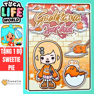  Học liệu ngôi nhà búp bê bằng giấy của công chúa tocaboca cắt dán thủ công đồ chơi của bé gái h29 