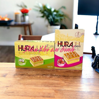 Bánh Bông Lan Hura Deli Hộp 336G (12 gói)e