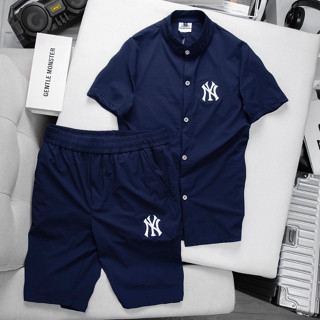 [ Ocean Park Luxury ] Bộ quần áo MLB CHỮ NY NEW ERA, set quần áo cotton nam nữ unisex 2024