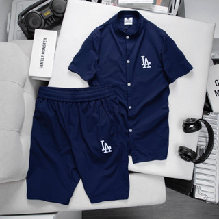 [ Ocean Park Luxury ] Bộ quần áo MLB CHƯ LA,Áo phông tay lỡ NY unisex,Áo Phông Nam Nữ LA, Áo Thun Nam Nữ MLB 2024