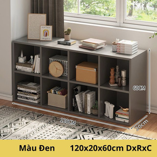 Kệ Sách Gỗ 🔥FREE SHIP🔥 Kệ Sách Tổ Ong 8 Ô Diện Tích Lớn Vừa Decor Vừa Đựng Sách