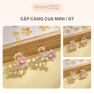 Cặp càng cua mini Tổng hợp nhiều mẫu kẹp tóc mái/càng cua bản nhỏ, cặp mái phụ kiện tóc trẻ trung leuleu.accessories