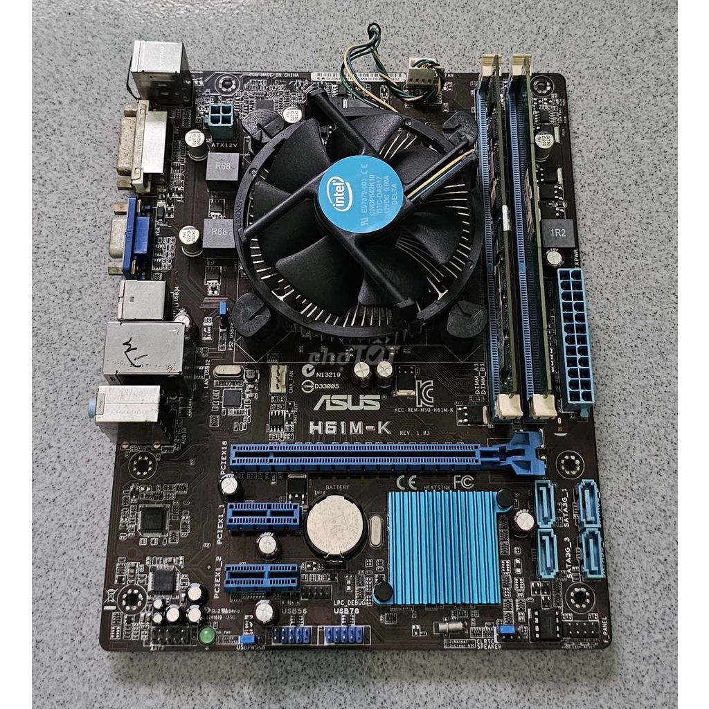 MAIN H61 CÁC HÃNG sk 1155 nhập hàn đủ fe