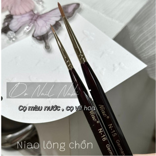 Cọ niao lông chồn vẽ màu nước , cọ niao vẽ hoa