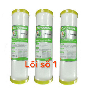 Combo bộ 03 lõi lọc nước Kangaroo số 1 - Cam kết chính hãng phân phối
