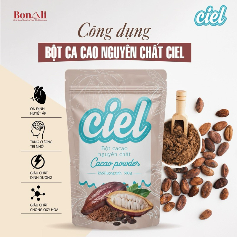 Bột cacao nguyên chất CIEL