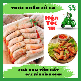   Hỏa Tốc 1H   Chả Ram Tôm Đất Đặc Sản Bình Định- Hộp 500G - Chiên Giòn Ngon 
