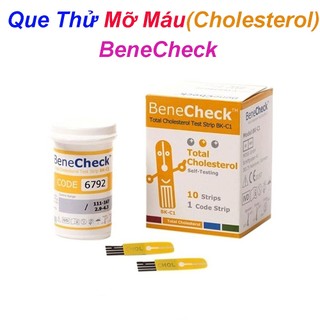Que Thử Cholesterol BeneCheck Plus 10