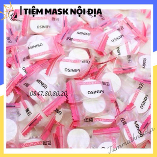 1 viên Mặt Nạ Giấy Nén Miniso tiện lợi