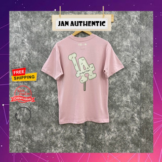 (Chính Hãng) Áo Thun NEW ERA LA Kem Hồng | Jan.Authentic |