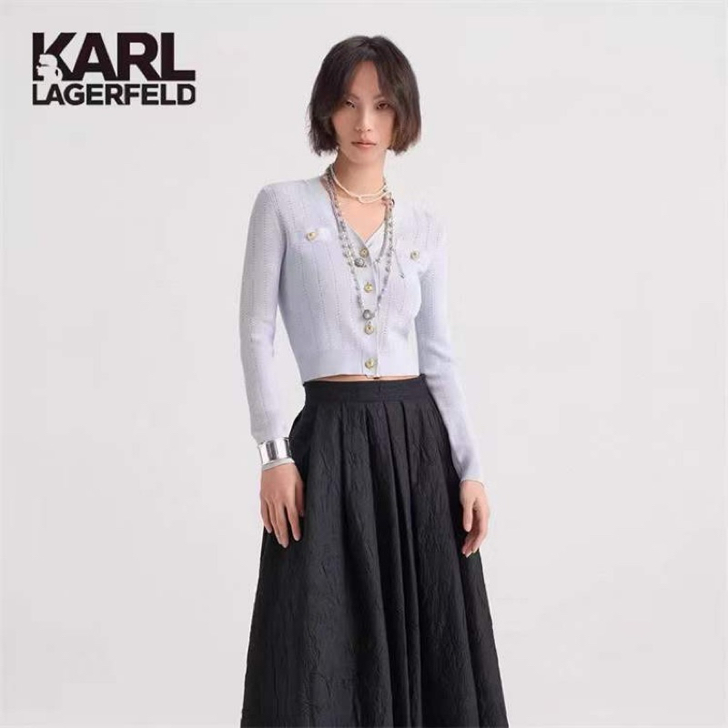 Áo len cardigan karl