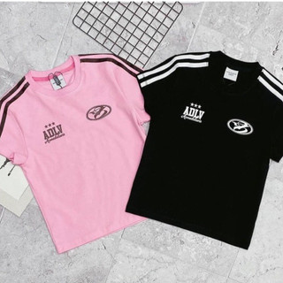 Áo thun adlv circle symbol track crop - baby tee