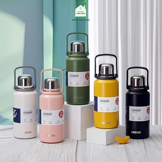 CCL009 - Bình giữ nhiệt, bình đựng nước giữ nhiệt DODGE dung tích 900/1200ml, inox cao cấp 304 - Giadungcamcam