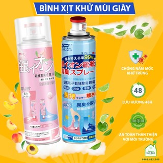 CCL017 -  Chai xịt khử mùi giày dép công nghệ nano bạc Ag+ Shoes 2h- Giadungcamcam