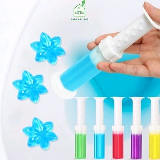 CCL018 - Gel thơm toilet KHỬ MÙI bồn cầu, bắn ra hình bông hoa với 6 loại hương thơm dễ chịu - Giadungcamcam