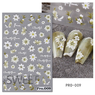 Sticker hình dán lụa 5D trang trí móng siêu phẩm mới nhất cực HOT