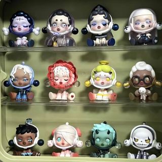 Mô hình SKULLPANDA Ancient Castle Series hộp mù Blindbox Bubble Mart chất lượng cao - quà tặng, decor trang trí