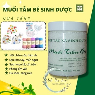 Muối Tắm Bé Sinh Dược Độc Mộc 400gr, Muối tắm bé thảo dược