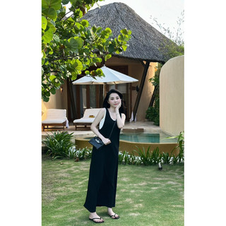 Váy Xuông Sát Nách 2 Lớp Linh Hoàng