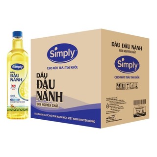 Dầu đậu lành simply chai1lit/2 lít