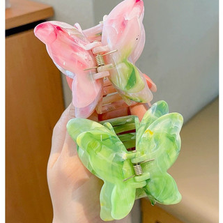 Kẹp tóc hoa văn đá cẩm thạch thanh lịch cho bạn nữ