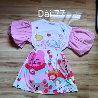 new đầm dáng suông tay phồng vừa xinh vừa trẻ
