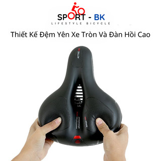 Yên xe đạp thể thao siêu êm thoáng khí, yên béo xe đạp active chống nước, phụ kiện xe đạp cao cấp