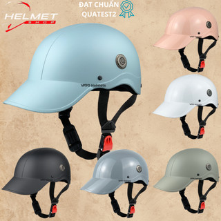 Mũ Bảo Hiểm Lưỡi Trai VARO - kiểu sơn 1/2 Kết Cứng,nhựa ABS/ xốpEPS Nón Kết Dành Cho Nam Nữ đạt chuẩn kiểm định quốc gia