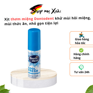 Xịt miệng Dontodent cải thiện vấn đề răng miệng,giúp khử mùi hôi, mùi thức ăn trong miệng, tự tin giao tiếp