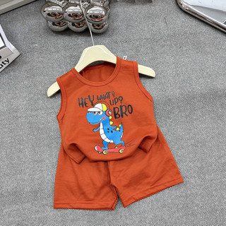 Bộ sát nách bé trai, đũi xuất hàn mềm, mát nhẹ, size 7-16kg
