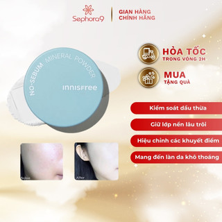 Phấn phủ bột Hàn Quốc Innisfree No Sebum Powder kiềm dầu \ Trang điểm