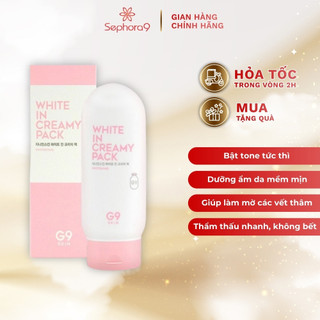 Kem Ủ Tắm Trắng Da Mặt và body G9Skin White In Creamy Pack Whitening 200ml G9 Skin