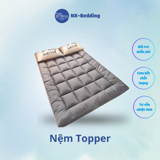  Nệm Topper Euro Hometex Nệm Tấm Topper Êm Mềm Trải Sàn Tiện Nghi Cao Cấp Không Lo Bị Xẹp - NX-Bedding 