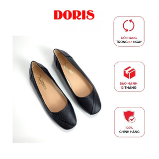 Giày búp bê bệt da thật  êm mũi vuông DORIS DR003- FROM CHUẨN- BẢO HÀNH 12 THÁNG.