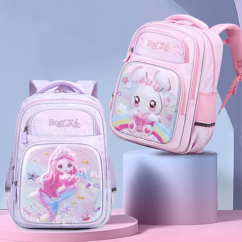 Balo học sinh tiểu học cặp đi học cho bé trai gái cấp 1 lớp 2 đến 5 vải cao cấp nhiều ngăn đựng 2279