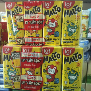 Combo 4 Lốc 180ml Sữa MALTO Vị Sô Cô La Lúa Mạch