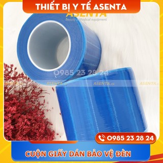 Cuộn Giấy dán bảo vệ đèn, dụng cụ phun xăm, Bluflim Miếng Dán Y Tế Vệ Sinh Dụng Cụ Phun Xăm