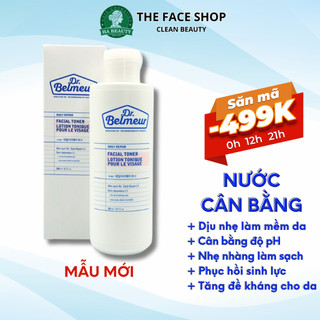 Nước hoa hồng cho da yếu nhạy cảm The Face Shop Dr Belmeur Daily Repair Facial Toner 200ml dưỡng ẩm phục hồi