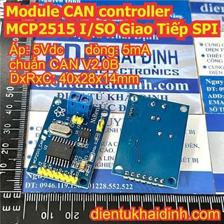 Module CAN controller MCP2515 I/SO TJA1050 Giao Tiếp SPI kde4572