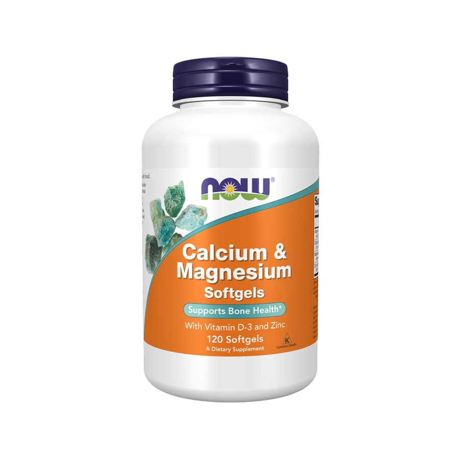 Canxi, magie Now calcium & magnesium 120 viên giúp xương chắc khỏe, giảm căng thẳng, mệt mỏi