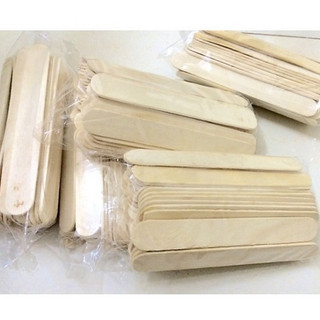 1kg Que Đè Lưỡi Gỗ - Que Gỗ 15*1.8cm hàng đẹp (Túi 420 que)