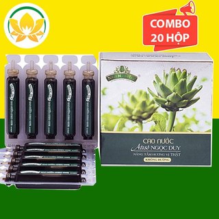Khuyến mãi Lớn Cao Atiso Nước không đường combo 20 hộp