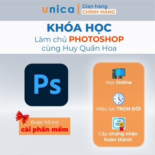 Khóa học THIẾT KẾ ĐỒ HỌA Làm Chủ Photoshop cùng Huy Quần Hoa - Hỗ trợ cài phần mềm