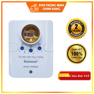 Đui đèn cảm ứng vi sóng  RS686B - Kawasan