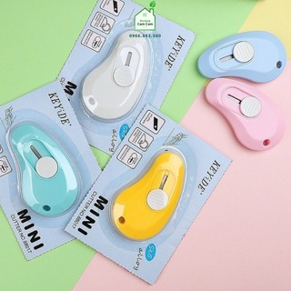 CCL025 - Dao Rọc Giấy Bỏ Túi Mini Thiết Kế Đáng Yêu Làm Móc khóa Tiện Lợi, Nhiều Màu Sắc Lựa Chọn - Giadungcamcam