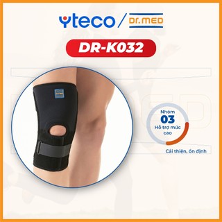 Bao đeo đầu gối mở bên dưới với dây đai ở phía bên Dr.MED DR-K032