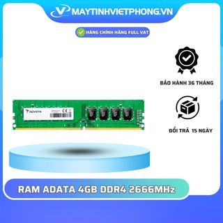Ram máy tính để bàn adata 4gb ddr4 2666mhz