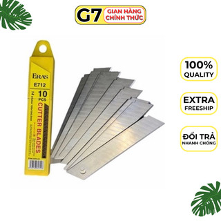 Hộp 10 lưỡi dao rọc giấy eras to - nhỏ
